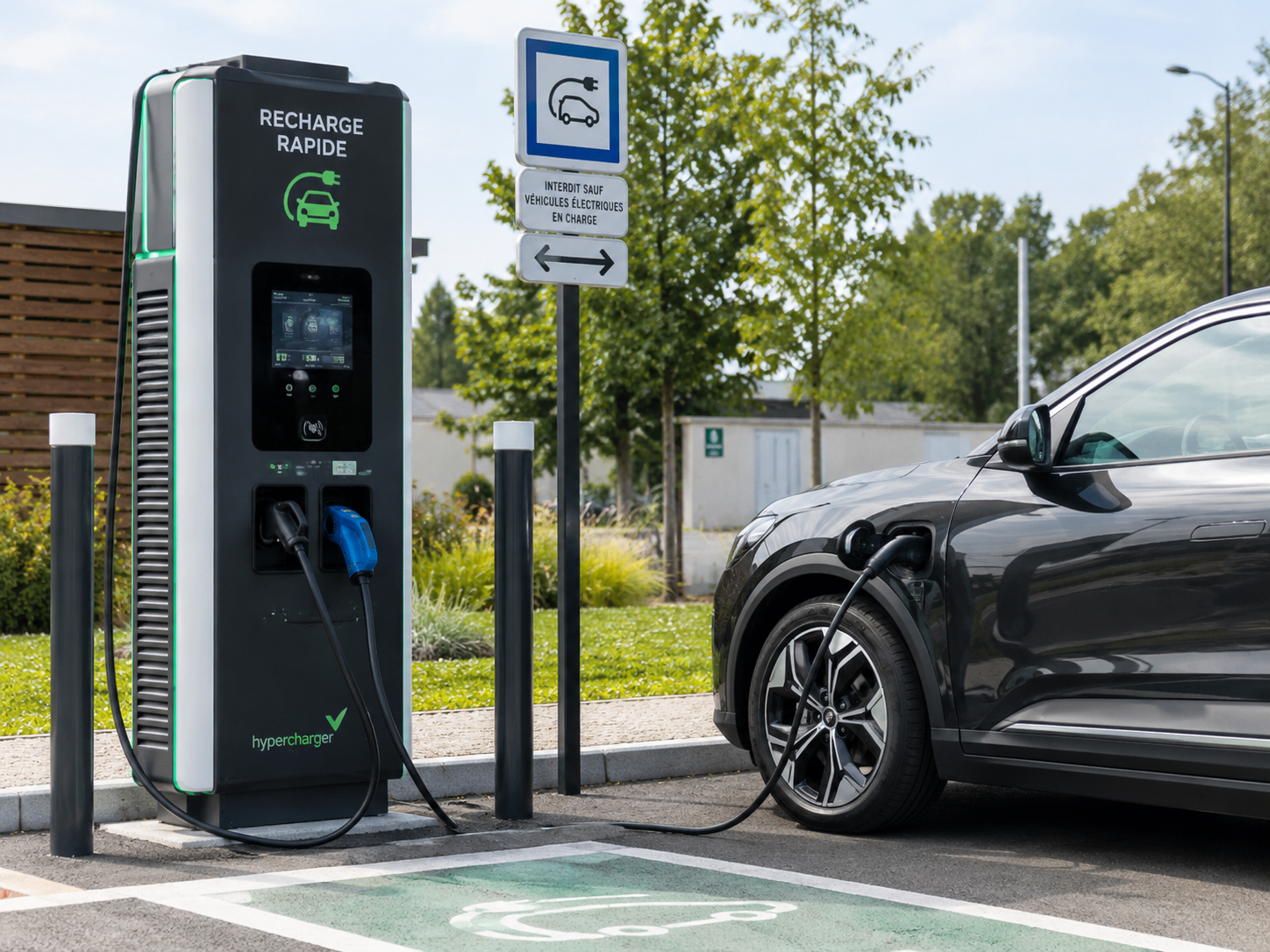 stations de recharge pour voitures électriques